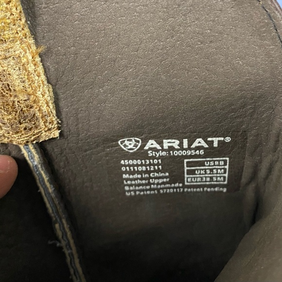 Ariat boots, cheetah print. like new. - Picture 3 of 4